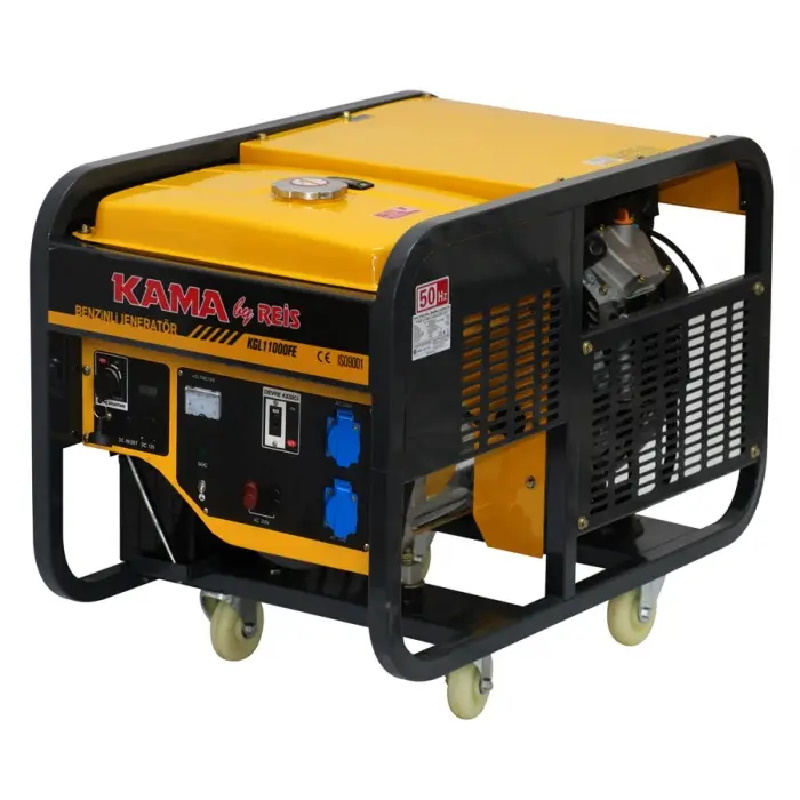 Генератор бензиновий КАМА 1 фаза (220В), 8,5кВт, (KGL12000FE)